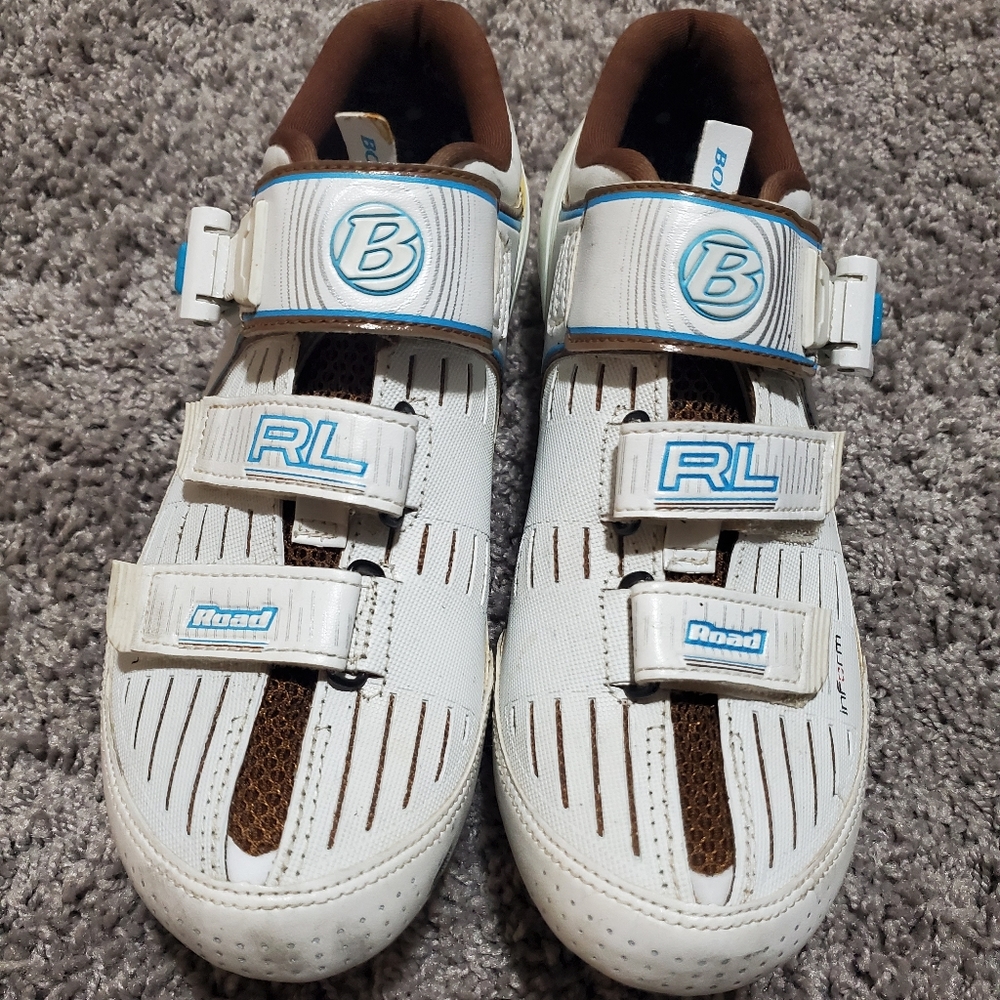 Bontrager RL road women's shoe white and brown